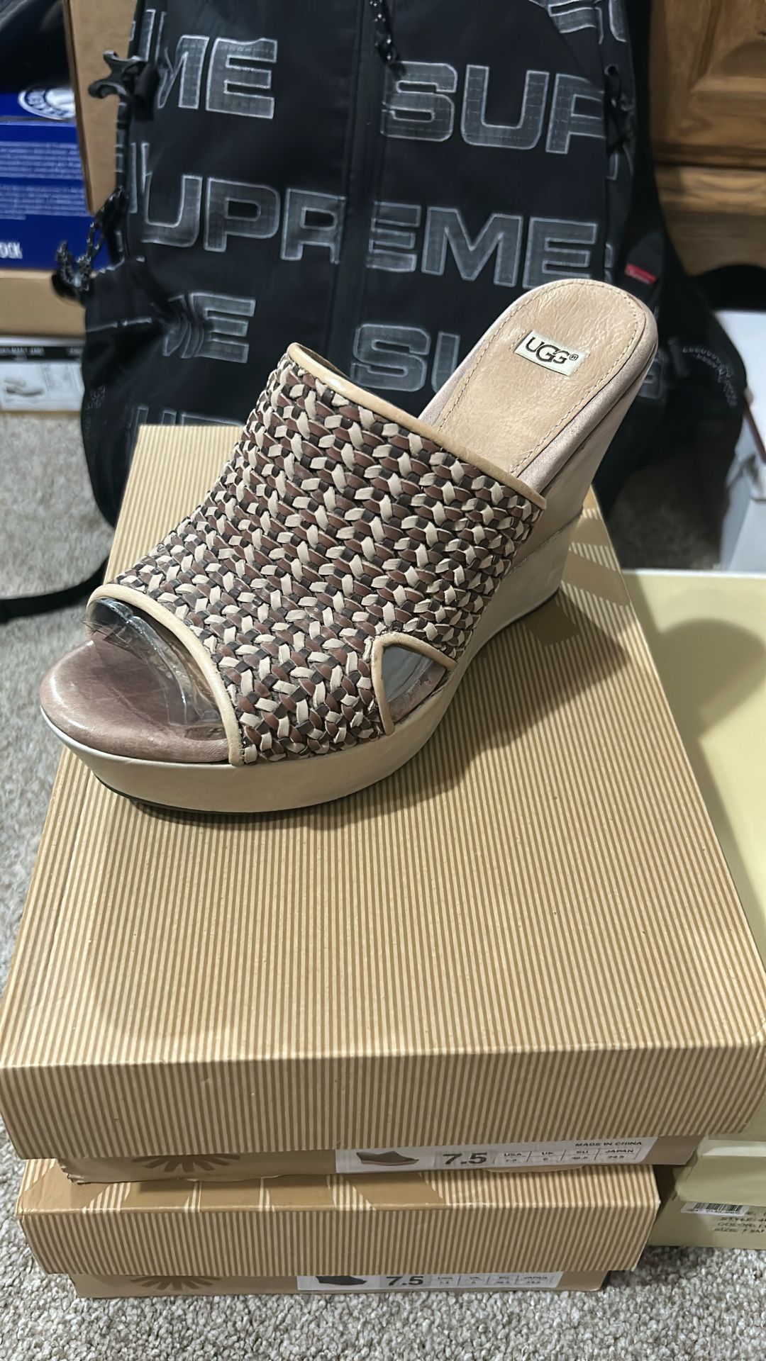 UGG wedge sandal platforms