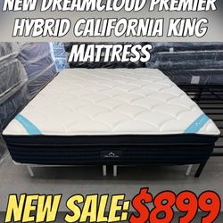 NEW DREAMCLOUD PREMIER HYBRID CALIFORNIA KING MATTRESS 