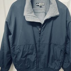 Black/Grey , Warm Up, Cosy , Fleece Lined Jacket