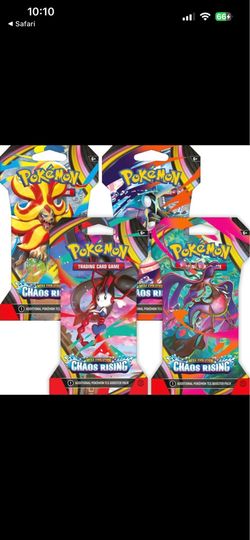 Chaos Rising Sleeved Booster Pack x 2