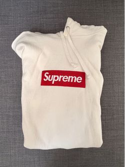 FW16 White Supreme Box Logo Hoodie - XL