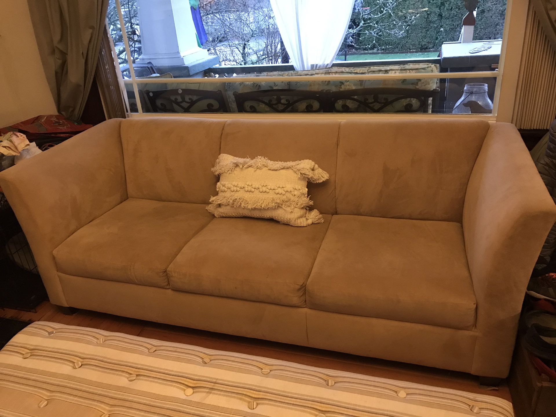 Tan sofa - in great condition
