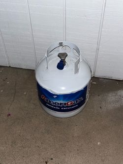 Empty AmeriGas Propane Tank
