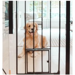 Carlson Extra Tall Walk Through Pet Gate with Small Pet Door, for Openings36" Tall by  29"-36" Wide