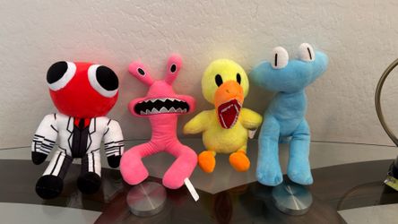 Rainbow Friends Plush Lot- - 4 Plush Toys
