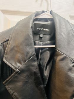 Fashion Nova 2X Black Jacket