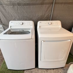 Lg Washer & *GAS* Dryer 