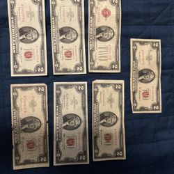 Red $2 Bill Collection