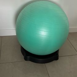 Exercise Ball With Stand