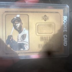 Rookie Card Hank Aaron