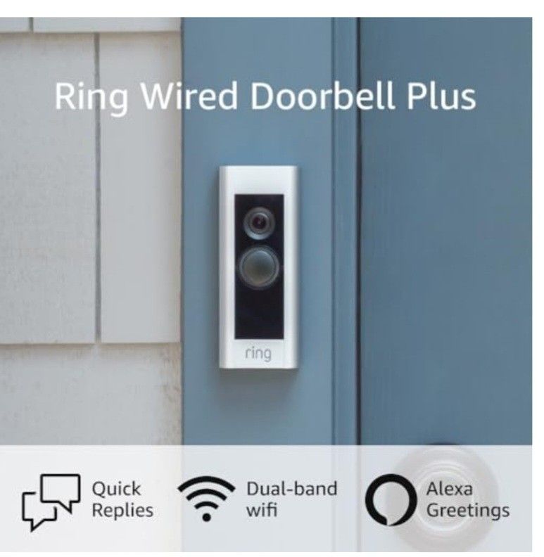 Ring - Wired Doorbell Pro Smart WiFi Video