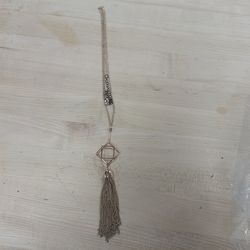 Rose Gold hexagon necklace