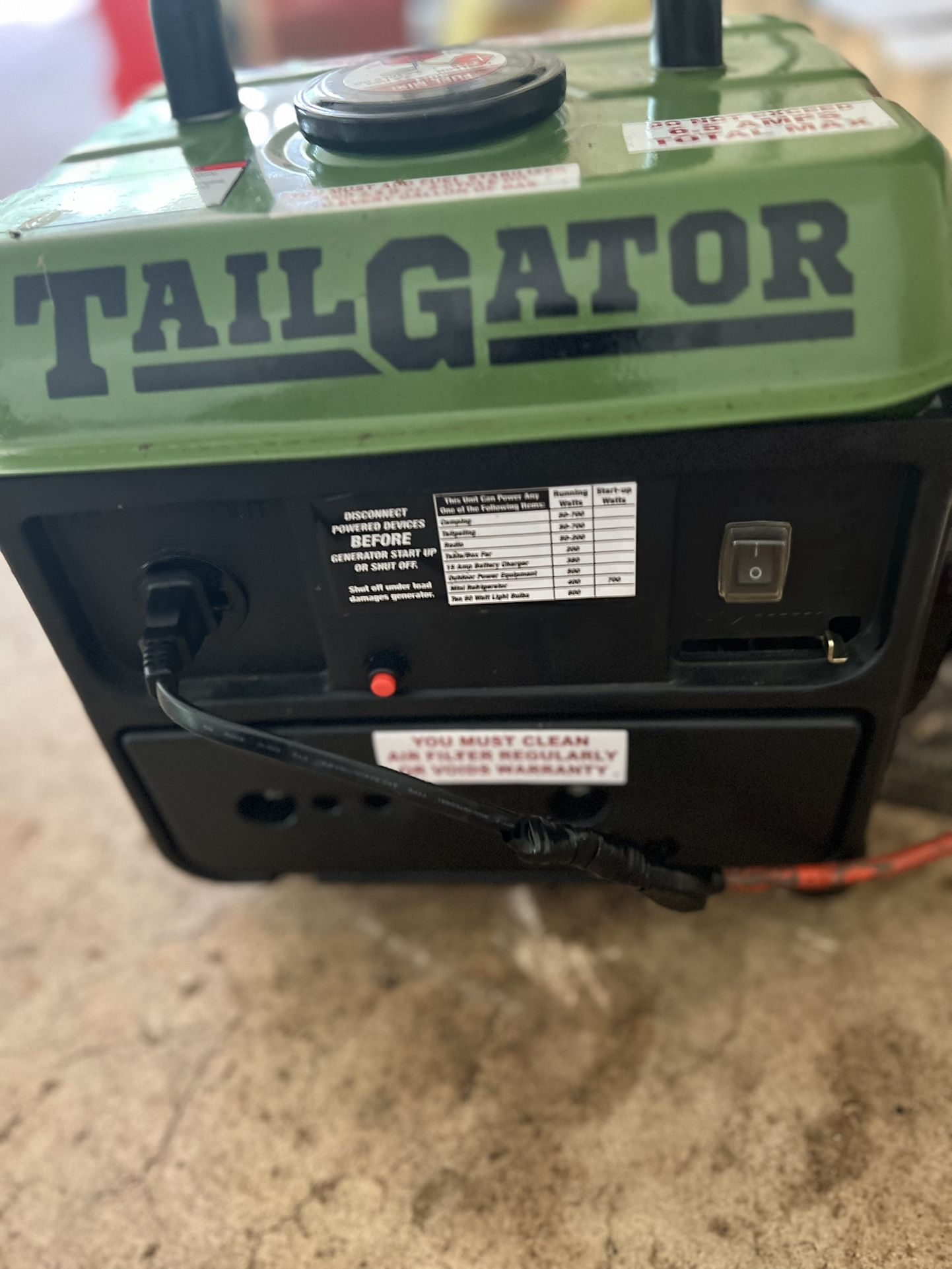 2 Cycle Generator Like New