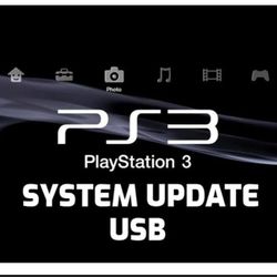 Official Sony PS3 Software Update on USB FLASHDRIVE