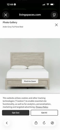 Full Size Bed with Mattress and Boxsprings