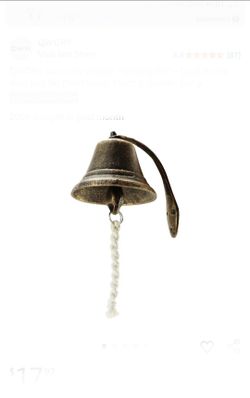 Cast Iron Hanging 5" Bell & WaMount