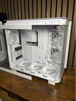 KING 95 WHITE PC CASE + FANS