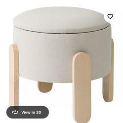 IKEA FORLUNDA ottoman with storage/vissle beige 