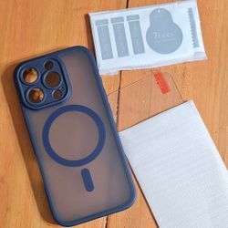 Iphone 16pro Navy Blue Case