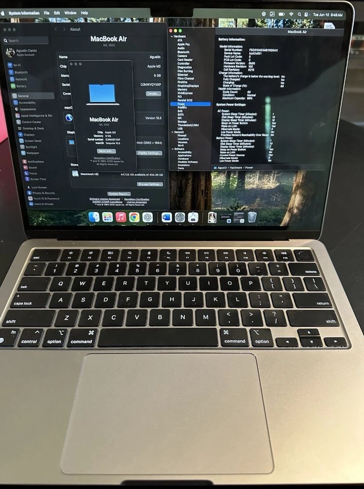Apple MacBook Air M2 13” 8GB 512GB SSD