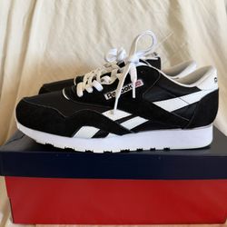 Reebok Classic Nylon Black Shoes Men’s Size 8.5