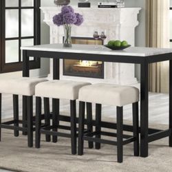 Brand New Pub Table And 3 Stools 