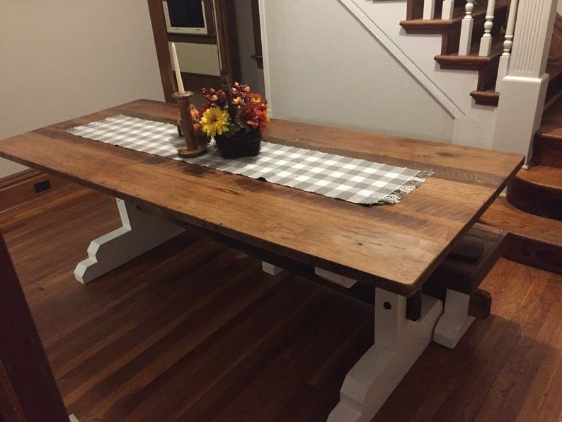 Farmhouse Industrial Style Dining Tables.