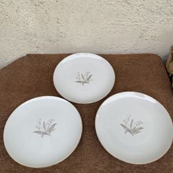  Kayson’s  Fine China Golden Rhapsody 3 Dessert Plates..