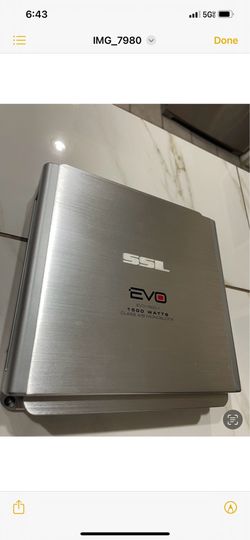 Sound Storm Lab SSL EVO 1500.7 Monoblock Car Audio Amplifier 1500W