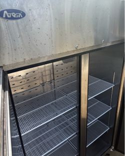 2 door stainless freezer 2023 like new