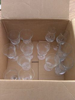Glass crystal cups