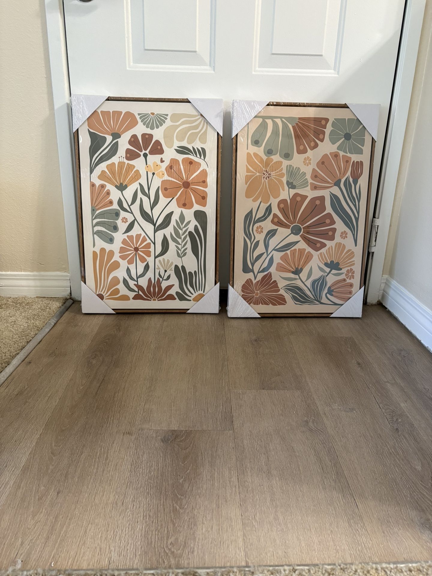 New Framed floral art