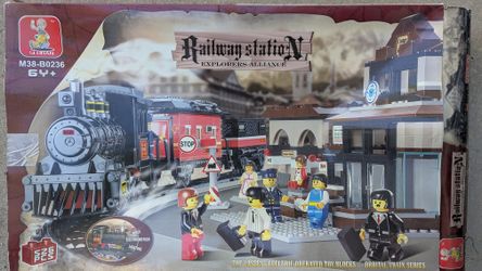 Beautiful large train set for kids to build