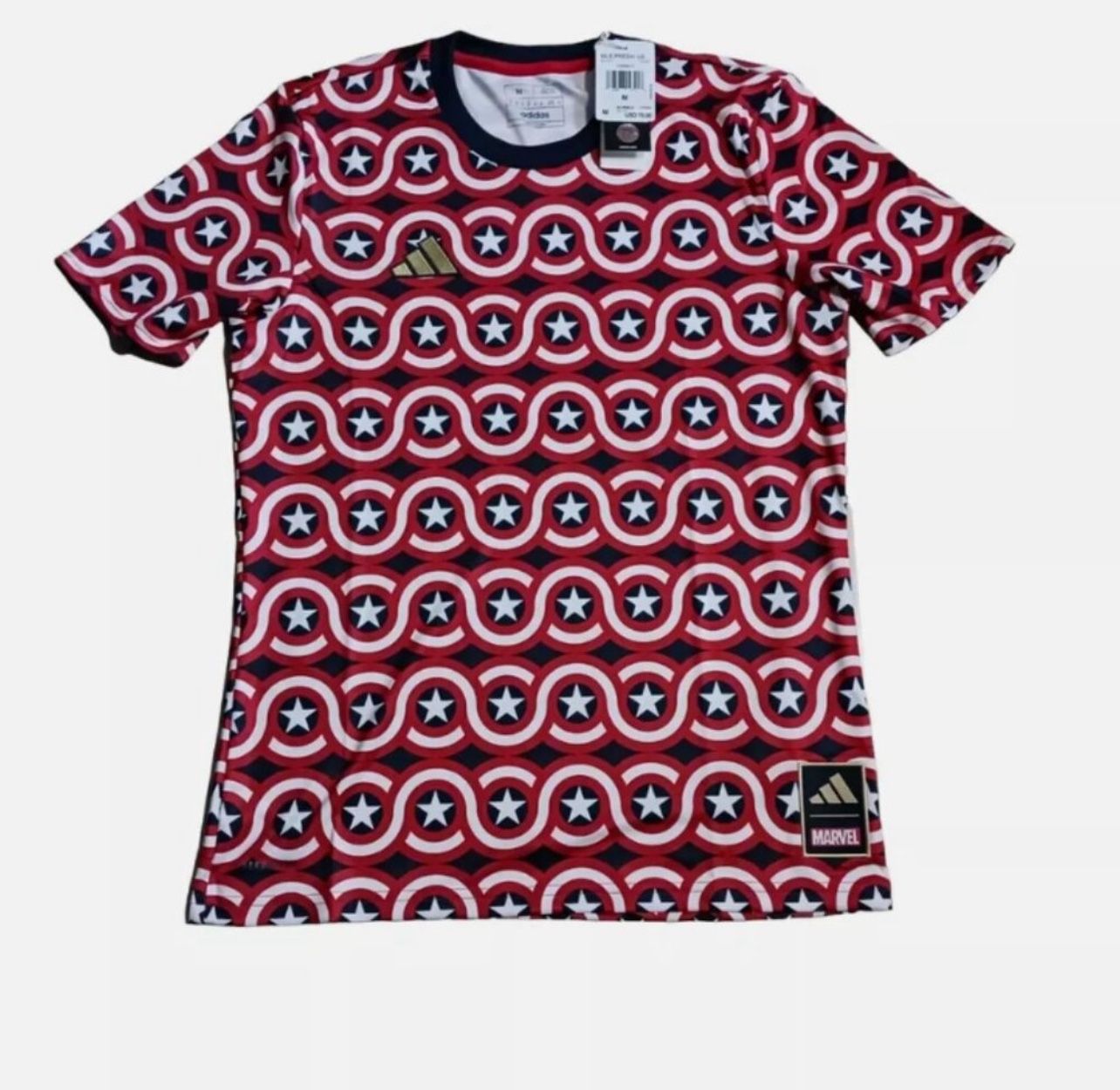 Marvel Adidas Captain America Collab Jersey, Brand New Sizes Large & XL, Asking $30