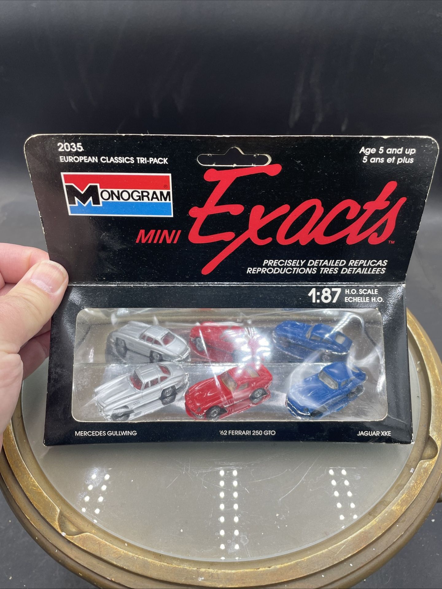 MINI EXACTS MONOGRAM EUROPEAN CLASSICS TRI PACK #2035 1989 1:87 MERCEDES Ferrari