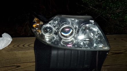 LED headlight halo