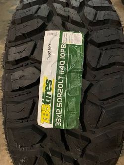 LT 33 1250 20 M/T Set of New Tires