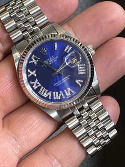 Rolex Datejust 36mm  3035 caliber  box papers buy sale trade gold silver watches 10k scrap 14k diamonds 18k Swiss 22k rings 24k kilo