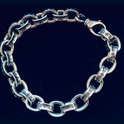 Chrome Hearts Style Paper Chain Bracelet