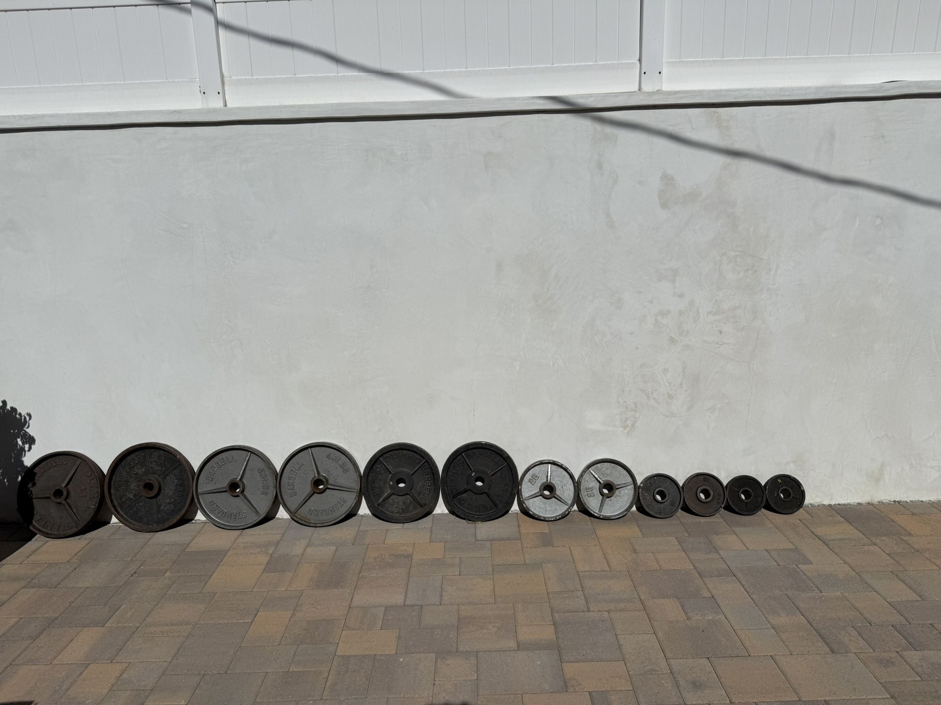 Iron Barbell Plates (Weights)
