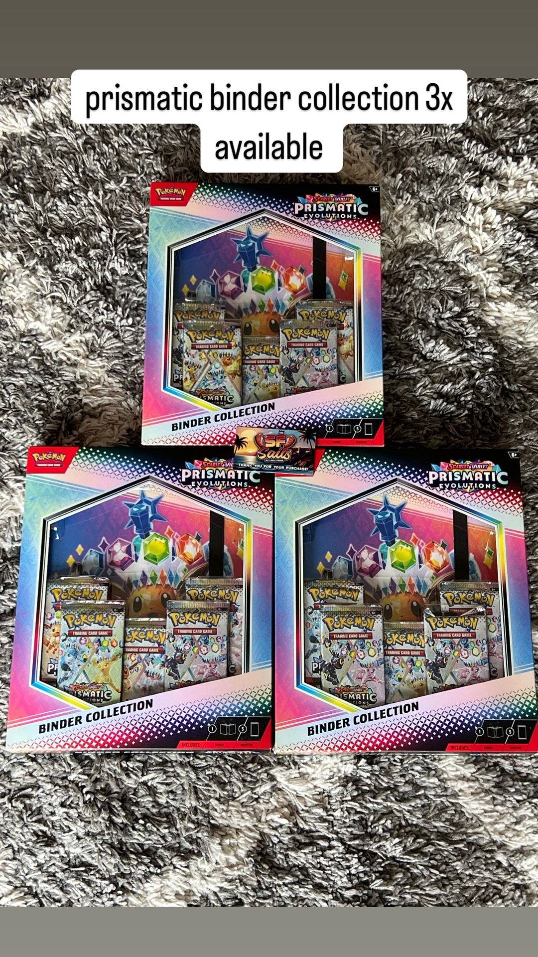 Pokemon Prismatic Binder collection
