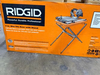 Ridgid tile saw