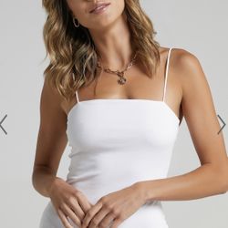 Brand New White Bodysuit 