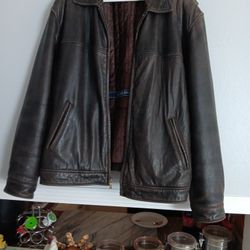 London Fog Lamb Leather XL Jacket 