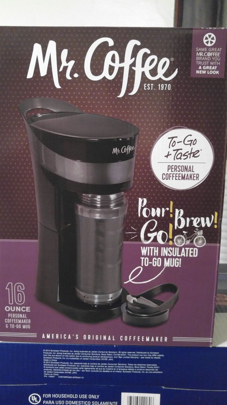 coffeemaker cafetera personal - Applica Use and Care Manuals