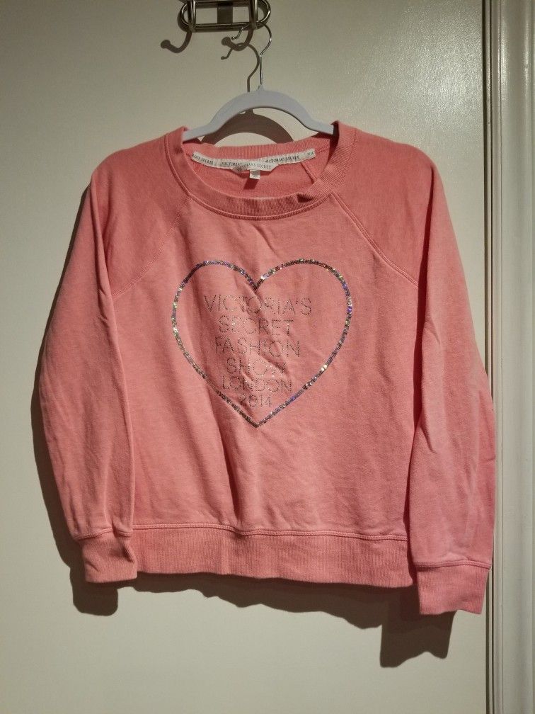 Victoria's Secret Fashion Show London 2014 Pink Sweatshirt Size S