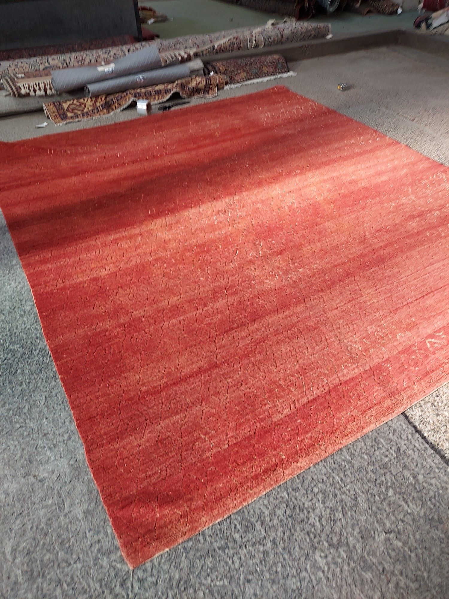 Large Tibetan Rug - 9.9ft x 8.6ft 