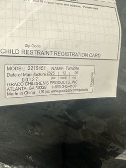 Graco Turn2Me 3-in-1 Rotating Car Seat 360° – New Open Box (MFG 12/06/2025)