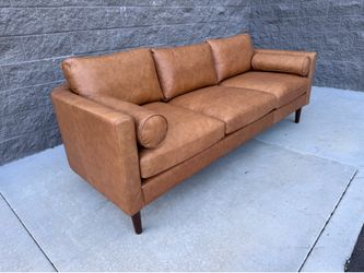 Leather couch
