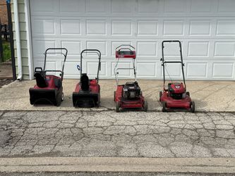 Lawnmower and snowblower